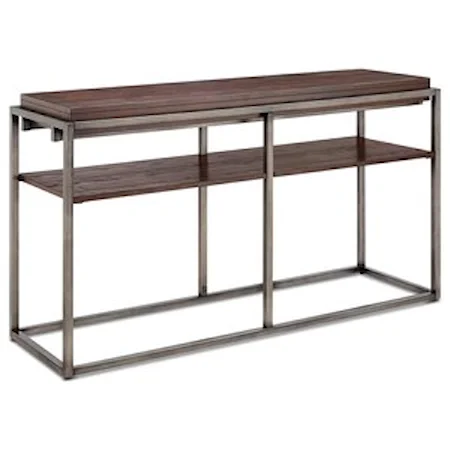 Rectangular Sofa Table with Shelf